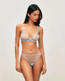 Outlet outien-gorge triange en eh avec banane brodée Sans Armature|Triangles