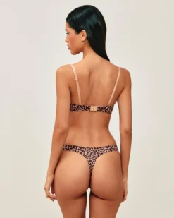 Clearance tring en icrofibre iprié éopard Tangas