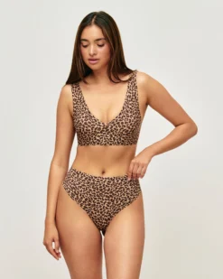 Discount tring taie haute en icrofibre et iprié éopard Strings