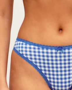 Tanga en coton vichy Tangas
