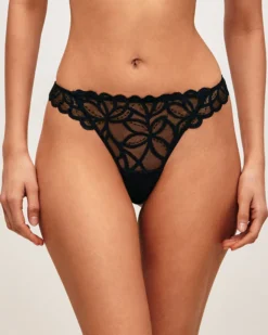 Tanga en eh avec broderie forae Tangas