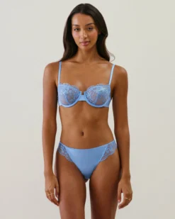 Outlet Tanga en icrofibre avec broderie Tangas