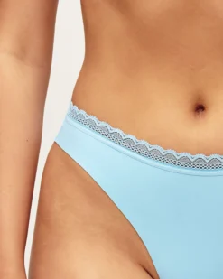 Sale Tanga en icrofibre et dentee Tangas