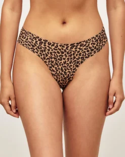 Outlet Tanga en icrofibre éopard Tangas