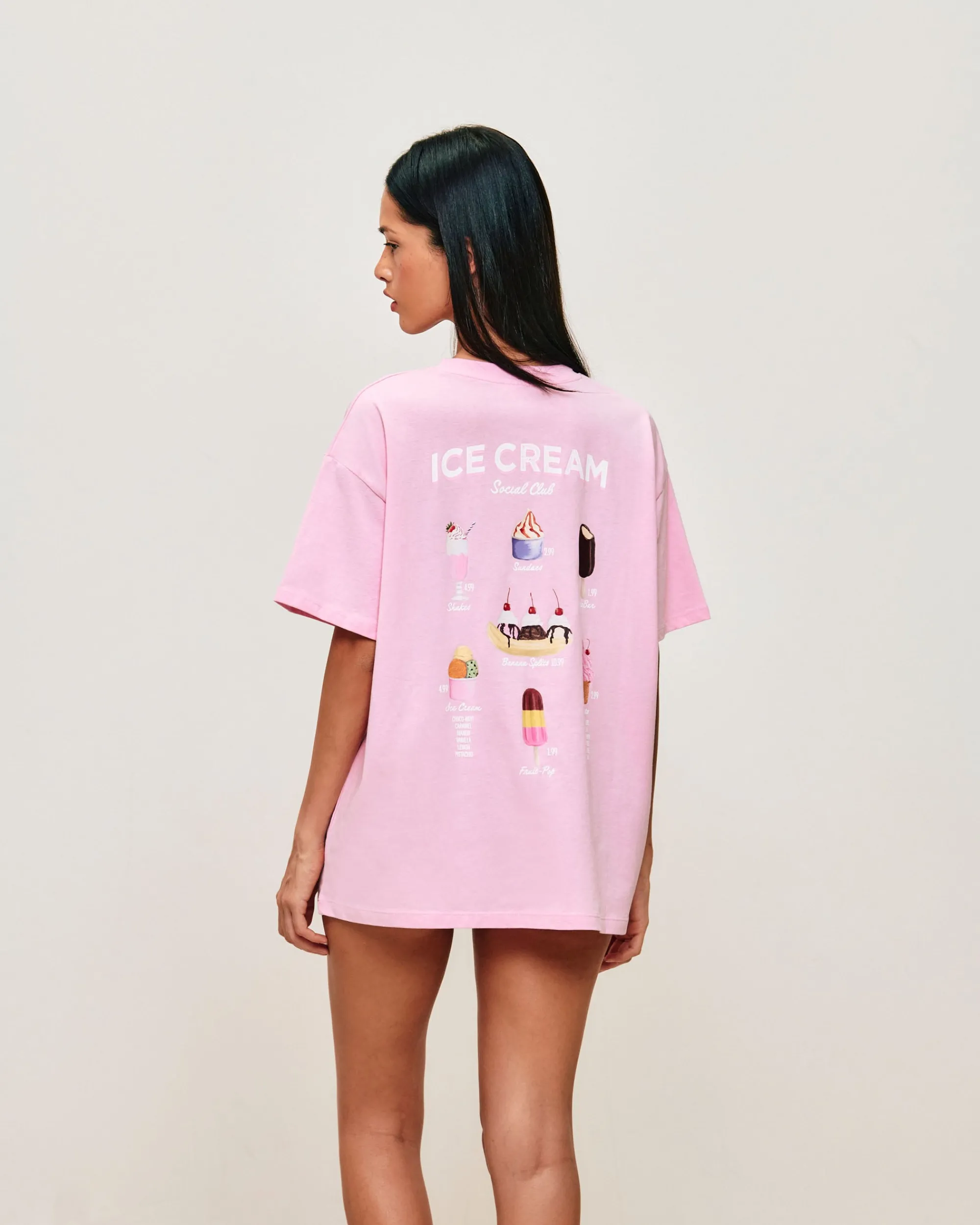 Clearance T-hirt éger en jerey avec iprié gace Tops