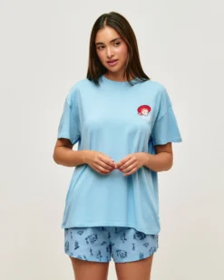 New T-hirt overize en jerey Jeie Toy tory Hauts De Pyjamas