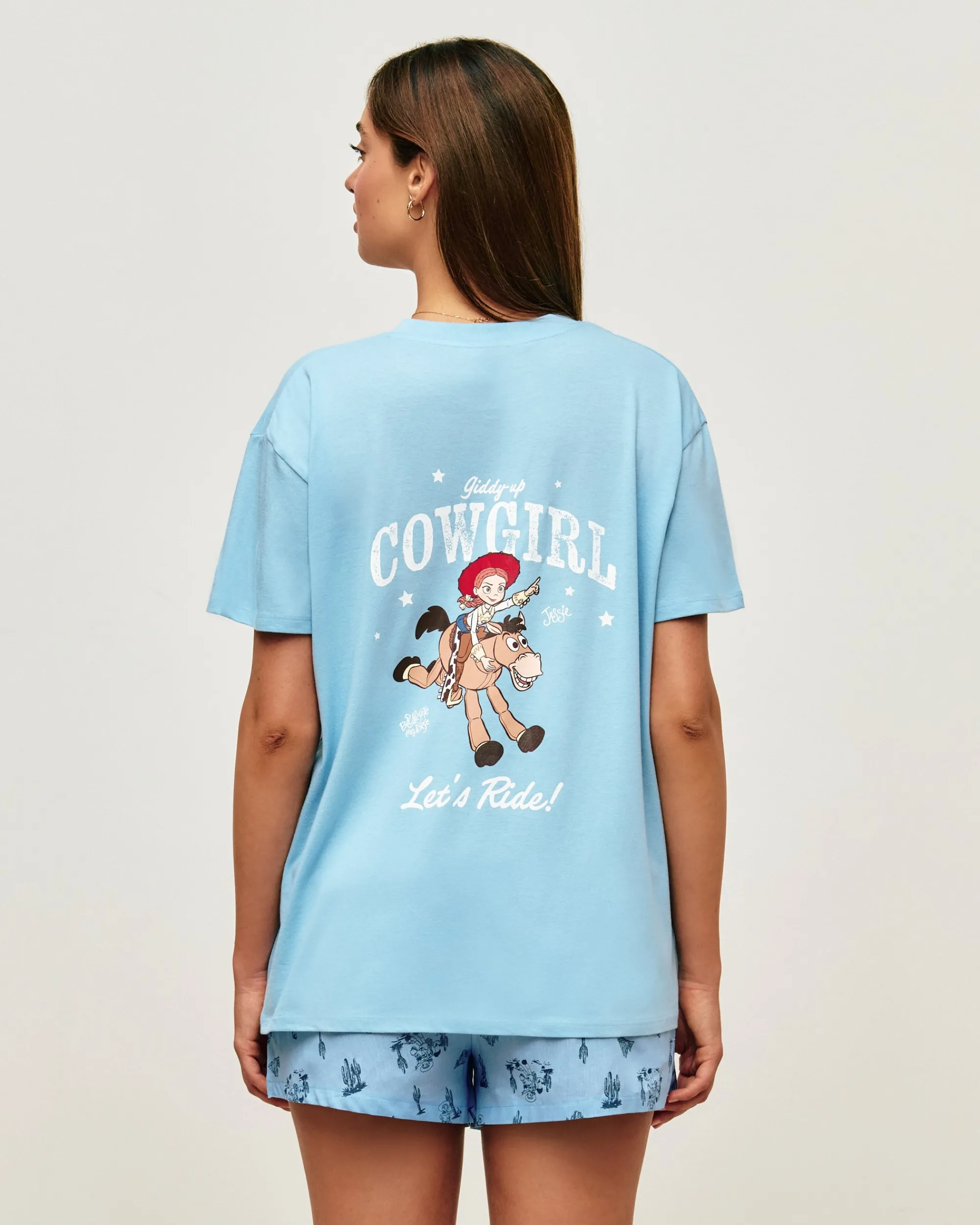 New T-hirt overize en jerey Jeie Toy tory Hauts De Pyjamas