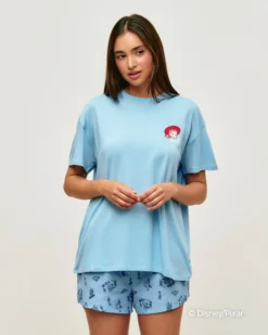 New T-hirt overize en jerey Jeie Toy tory Hauts De Pyjamas